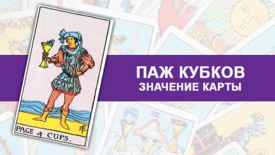 паж кубков таро значение
