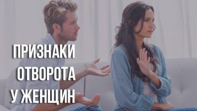 признаки отворота у женщин