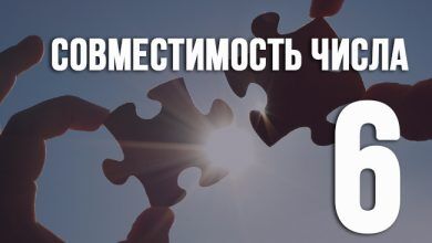 совместимости числа 6