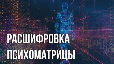 Расшифровка психоматрицы