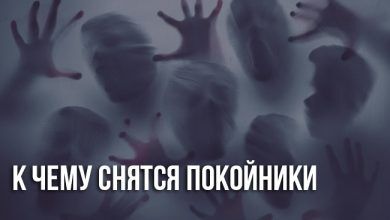 К чему снятся покойники